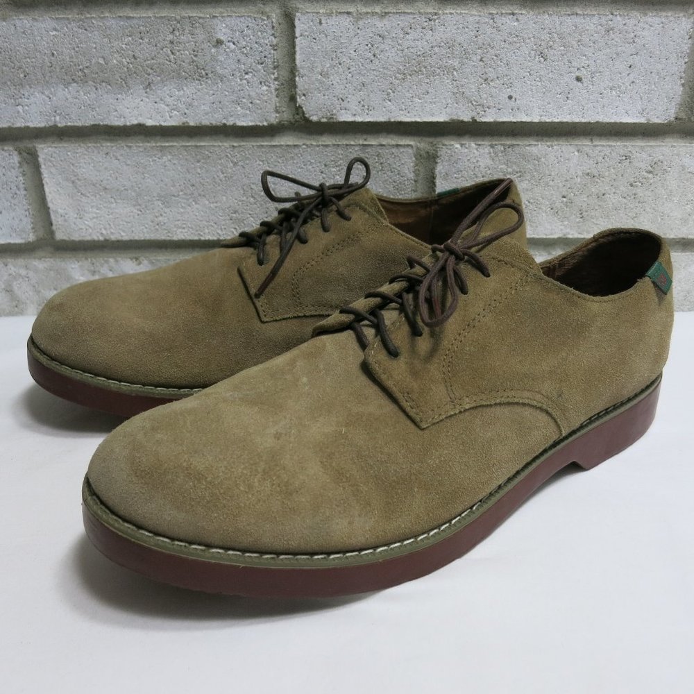 School Issue Suede Leather Rubber Sole Comfort Dress Oxfords Men's Footwear 10